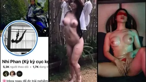 Mẫu ảnh Nhi Phan chụp nude xong cho thợ vét máng